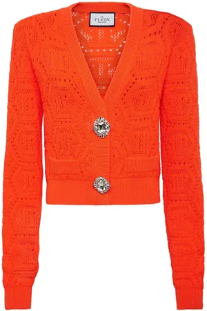 Philipp Plein Patterned-knit cardigan