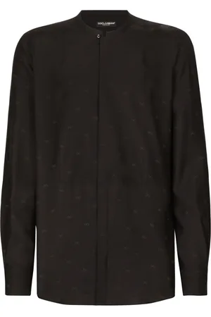 Dolce & Gabbana Logo-print silk shirt