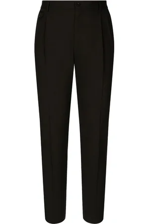 Dolce & Gabbana Tapered-leg box-pleat trousers