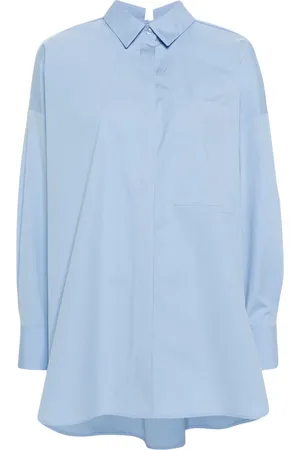 SEMICOUTURE Lara drop-shoulder cotton shirt