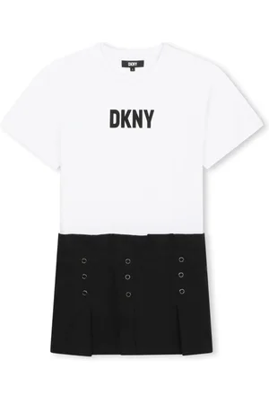 Dkny Kids logo-print organic-cotton T-shirt - Farfetch