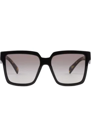 Prada Logo-plaque rectangle-frame sunglasses
