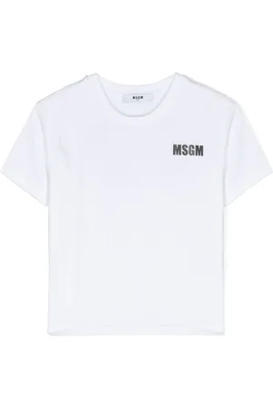 Msgm Logo-print cotton T-shirt