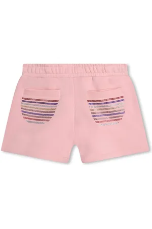 Sonia Rykiel Enfant Rhinestone-embellished cotton shorts