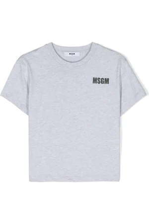 Msgm Logo-print cotton T-shirt