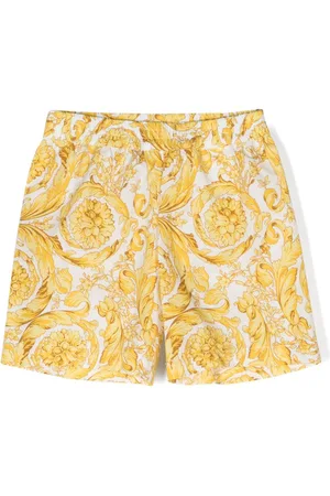 VERSACE Barocco-print poplin shorts