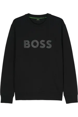 HUGO BOSS Logo-appliqu?? cotton sweatshirt
