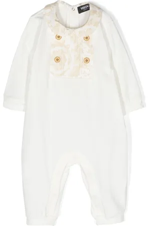 VERSACE Barocco-panel cotton romper