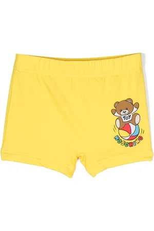 Moschino Teddy Bear-print swim trunks