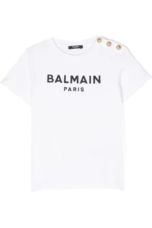 Balmain Logo-embroidered T-shirt