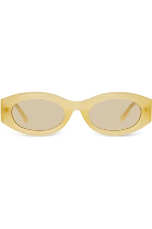 Linda Farrow X The Attico Berta oval sunglasses