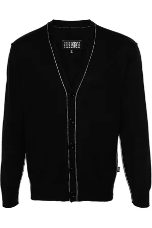 Maison Margiela Exposed-seam knit cardigan