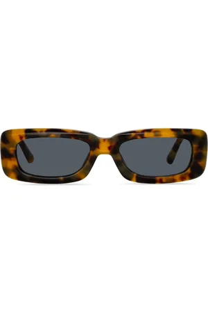 Linda Farrow X The Attico Mini Marfa rectangle-frame sunglasses
