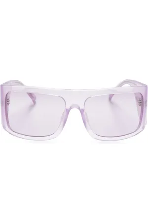 Linda Farrow X The Attico Andre oversize-frame sunglasses