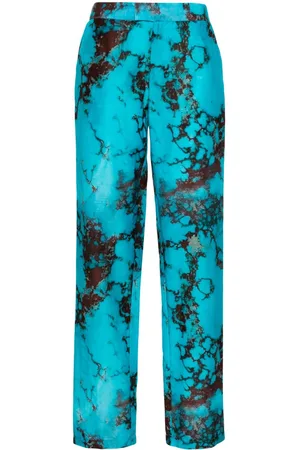 Louisa Ballou Cruise mid-rise straight-leg trousers