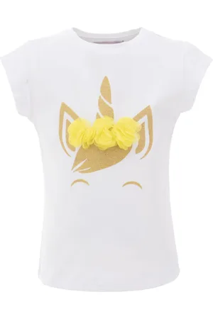 Mimi Tutu Unicorn-print cotton T-shirt