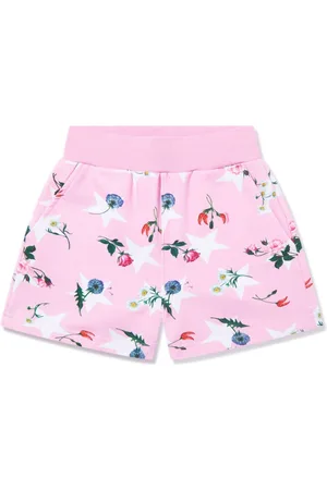 MONNALISA Graphic-print cotton-blend shorts