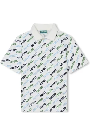 Kenzo Logo-print organic cotton polo shirt