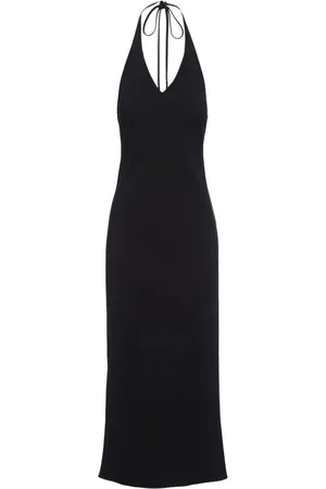 Prada Halterneck sabl?? midi dress