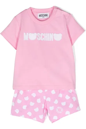 Moschino Teddy Bear-patch T-shirt and shorts set