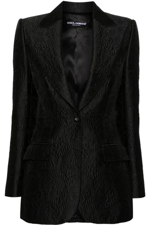 Dolce & Gabbana Floral-jacquard blazer