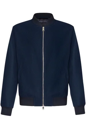 Etro Textured cotton bomber jacket