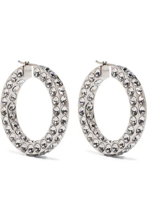Amina Muaddi Jahleel crystal-embellished earrings