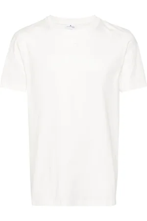 Courrèges Logo-print cotton T-shirt
