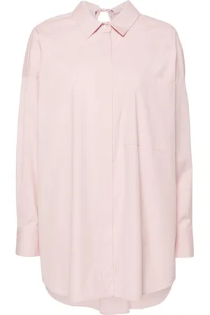 SEMICOUTURE Rear-tie poplin shirt