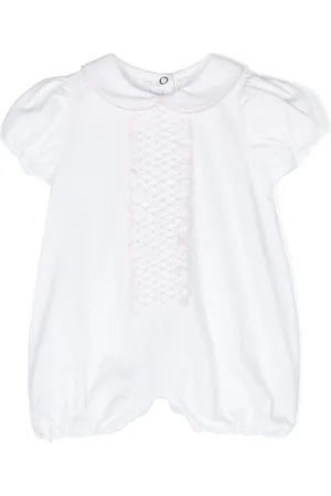 SIOLA Smocked-detail romper