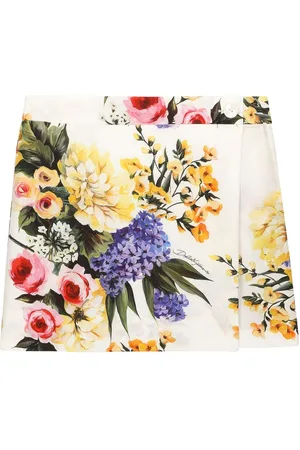 Dolce & Gabbana Floral-print poplin shorts
