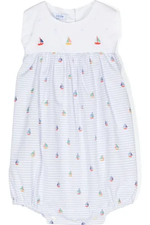 SIOLA Embroidered-motif romper