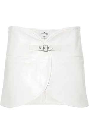 Courrèges Ellipse vinyl mini skirt