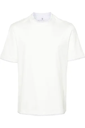 Brunello Cucinelli Layered cotton T-shirt