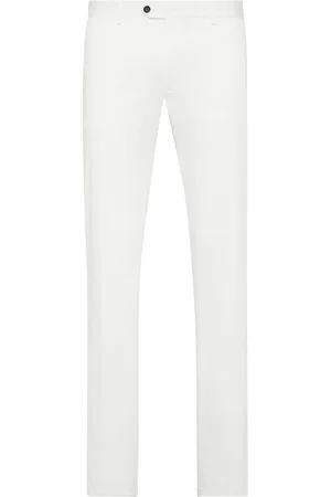 Philipp Plein Slim-cut gabardine chinos