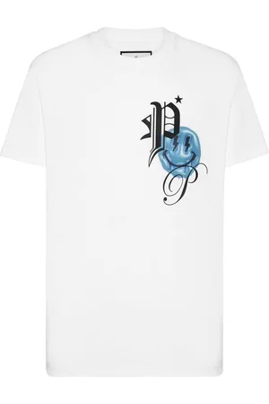 Philipp Plein Smile-print cotton T-shirt