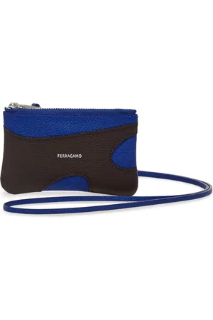 Salvatore Ferragamo Cut-out leather cardholder