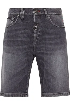 Philipp Plein Formentera low-rise denim shorts