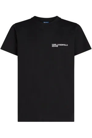 Karl Lagerfeld Logo-print organic-cotton T-shirt