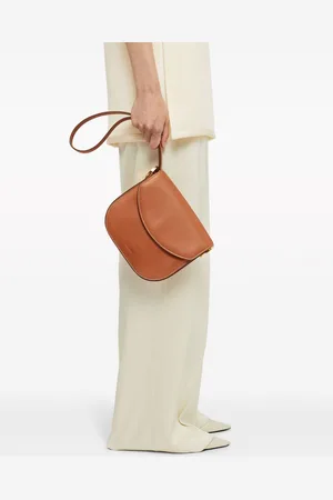 Jil Sander Coin logo-debossed crossbody bag