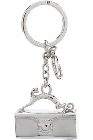 Lanvin Pencil Cat charm keyring