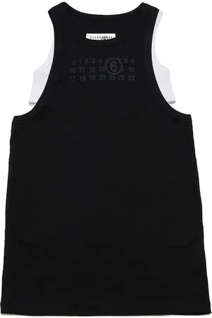 Maison Margiela Double-layer sleeveless dress