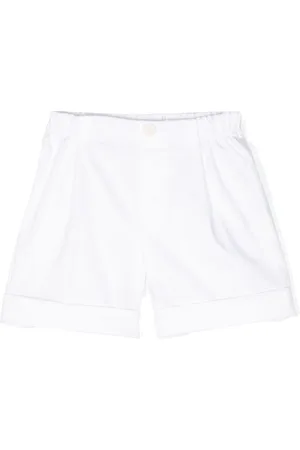 Il gufo Embroidered-logo cotton shorts
