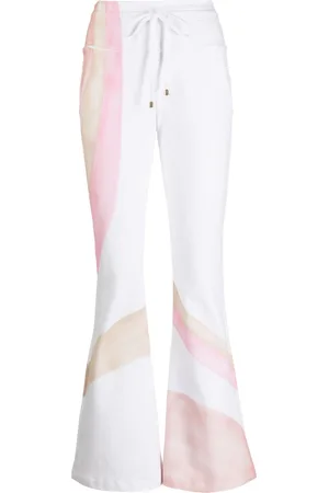 Madison.Maison X Designing Hollywood Hand-painted cotton track trousers