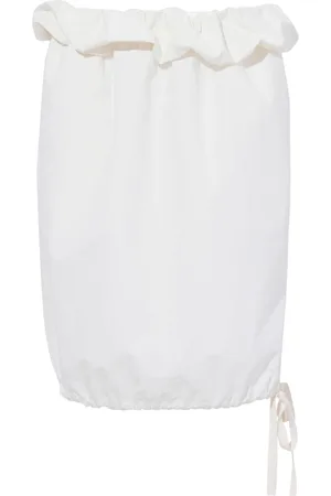 Proenza Schouler Hayley crinkled poplin skirt
