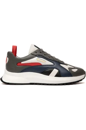 Bally Lace-up panelled sneakers
