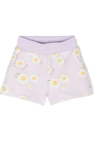MONNALISA Daisy-print stretch-cotton shorts