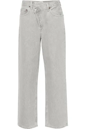 AGOLDE Criss Cross high-waist straight-leg jeans