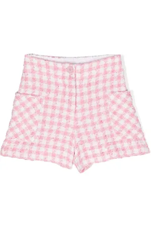 MONNALISA Houndstooth boucl?? shorts