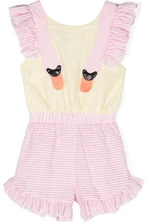 Wauw Capow by Bangbang Mexico striped seersucker playsuit
